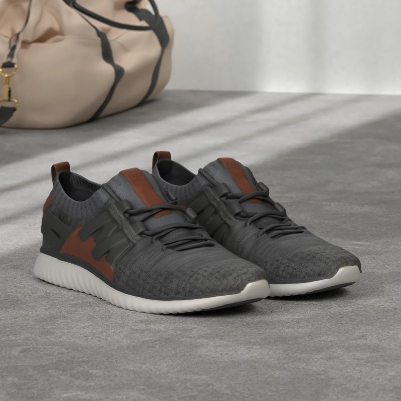 Cole Haan Men's Grand Motion Woven Stitchlite Sneaker, Magnet, 10.5 - Image 2